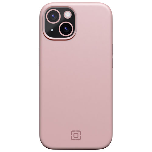 Incipio Sensor Silicone Fitted Hard Shell w/ Lens Protector for iPhone 15/14/13 -Blush Pink -Only at Best Buy