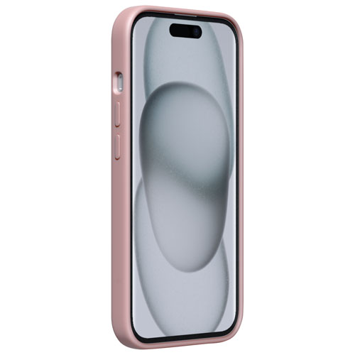 Étui rigide ajusté en silicone Sensor d'Incipio avec protecteur de lentille pour iPhone 16e/15/14/13 - Rose fard - Exclusivité de Best Buy