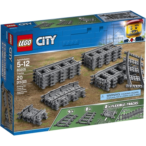 Lego City Train Tracks and Curves 60205