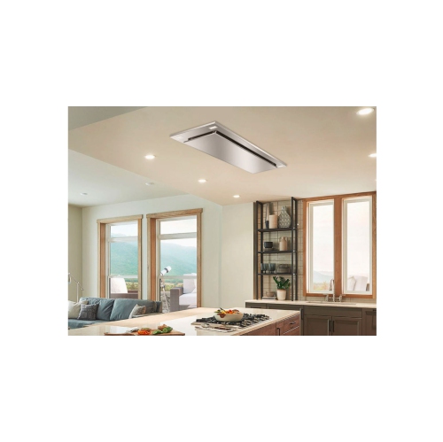 Victory 36 Inch 600 CFM Flush Ceiling Mount Range Hood in Stainless Steel