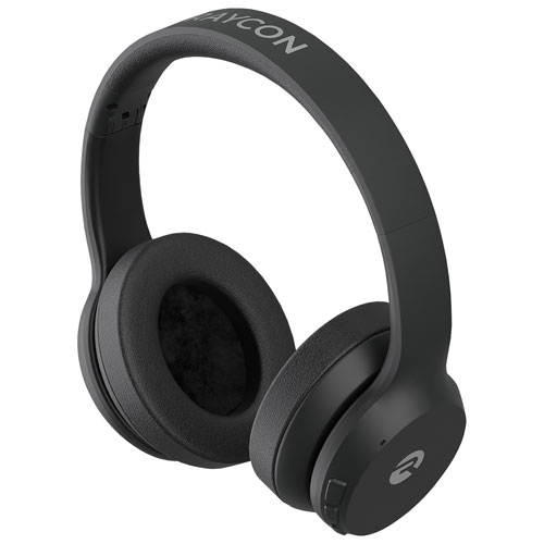 Boîte ouverte - Casque d'écoute Bluetooth à suppression du bruit The Fitness de Raycon - Noir