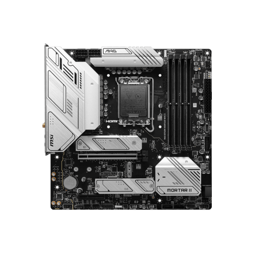 MSI MAG B760M MORTAR WIFI II Gaming Motherboard (Supports