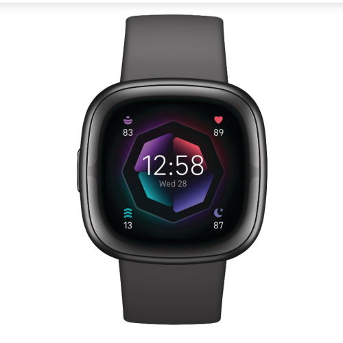 Fitbit Sense 2 Smartwatch with Heart Rate Monitor - Shadow Grey/Graphite by FITBIT - Refurbished condition - Image 2