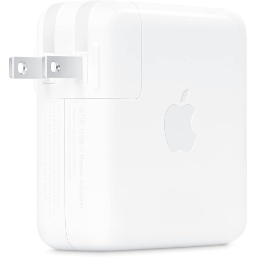 Apple - 67W USB-C Power Adapter for 13-inch MacBook Pro (2016 and later) or 14-inch MacBook Pro/15-inch Macbook Air- White by APPLE - Refurbished condition - Image 3
