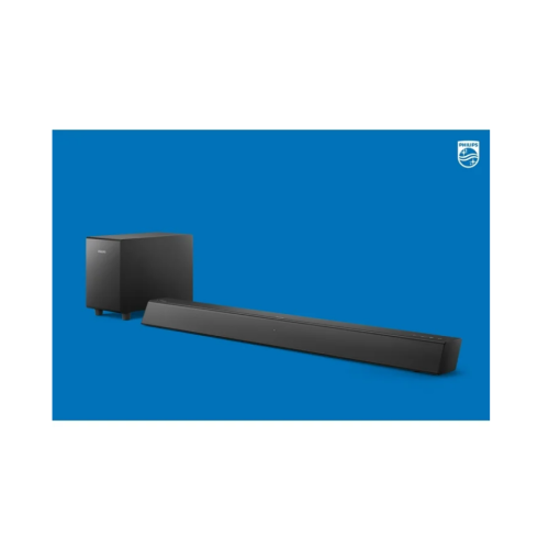 Philips B5306 2.1-Channel Soundbar with Wireless Subwoofer - Open Box