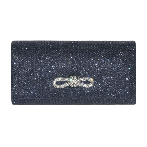 CLUB ROCHELIER  Ladies' Evening Bag With Glitter Bow In Multicolor