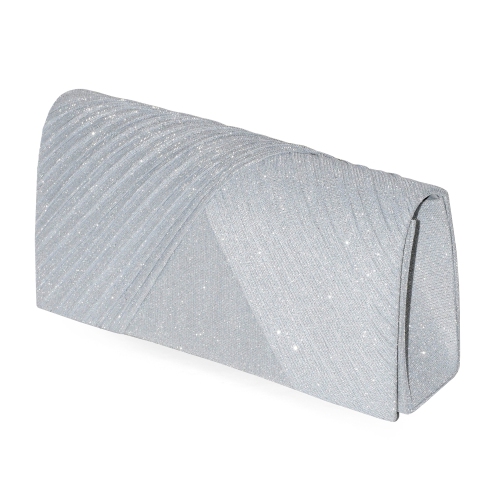 Club Rochelier Ladies' Glitter Evening Bag with Pleats