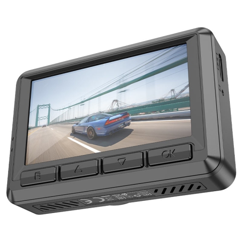 Single Channel HD Driving Recorder Car Dash Camera With Display