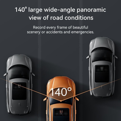 Single Channel HD Driving Recorder Car Dash Camera With Display