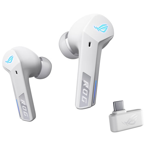 ASUS ROG Cetra SpeedNova In-Ear Noise Cancelling Truly Wireless Headphones - White