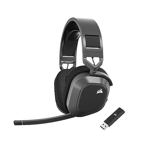 Corsair HS80 Max Wireless Gaming Headset - Steel Grey