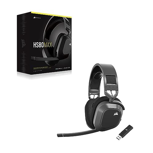 Corsair HS80 Max Wireless Gaming Headset - Steel Grey