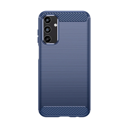 PANDACO Navy Brushed Metal Case for Samsung Galaxy A15