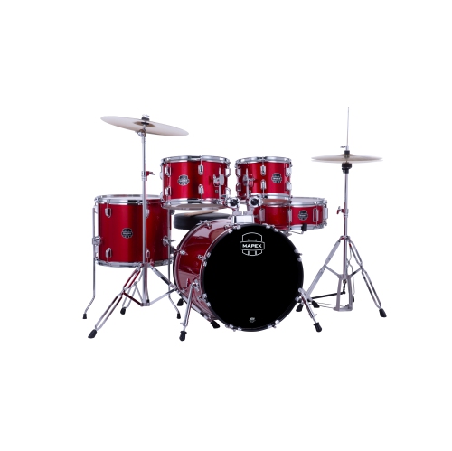 Mapex Comet 5-Piece Drum Kit with Cymbals and Hardware - Infra Red