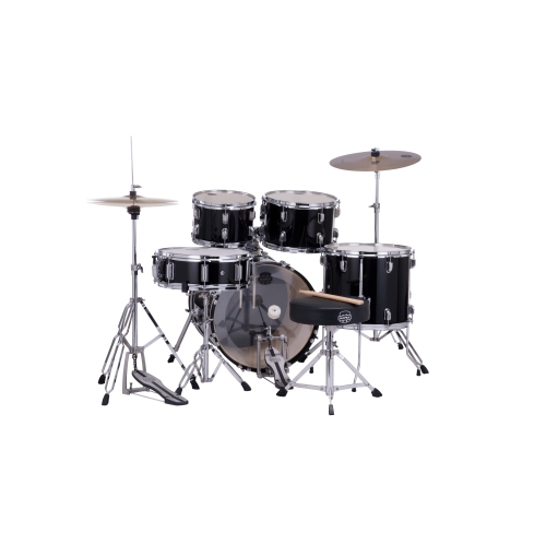 Mapex Comet 5-Piece Drum Kit with Cymbals and Hardware - Dark Black