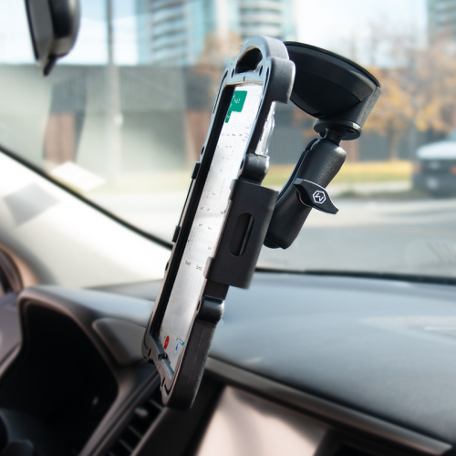 Quick Lock Single Suction Cup iPad & Tablet Holder