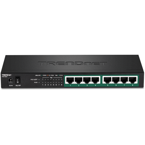 TRENDnet 8-Port Gigabit PoE+ Switch -