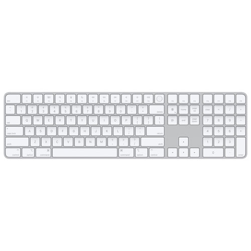 Refurbished Apple Magic Keyboard with Touch ID & Numeric Keypad - White OEM part