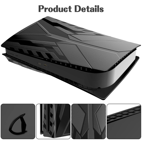 PS5 plaques d'accessoires pour PS5, PS5 plaques de couverture avec panneaux rigides pour console PS5, façade de rechange pour PlayStation 5 édition