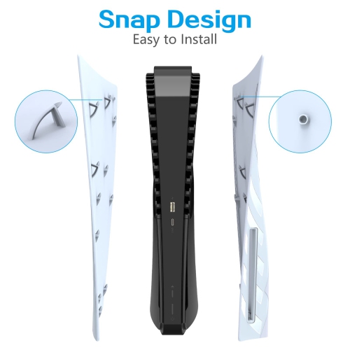 PS5 plaques d'accessoires pour PS5, PS5 plaques de couverture panneaux rigides Witch pour console PS5, façade de rechange pour PlayStation 5 édition