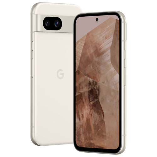 TELUS Google Pixel 8a 128GB - Porcelain - Monthly Financing