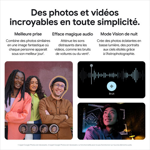 Pixel 8a de 128 Go de Google offert par Koodo - Porcelaine - Forfait Balance sélectionné