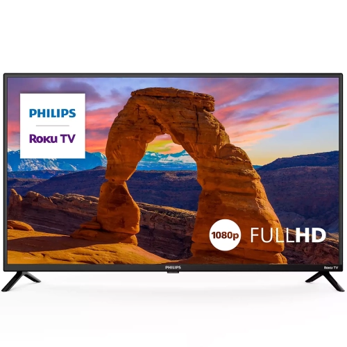 Refurbished - PHILIPS 40PFL6543/F6 6500 series 40" Full HD Roku Smart TV