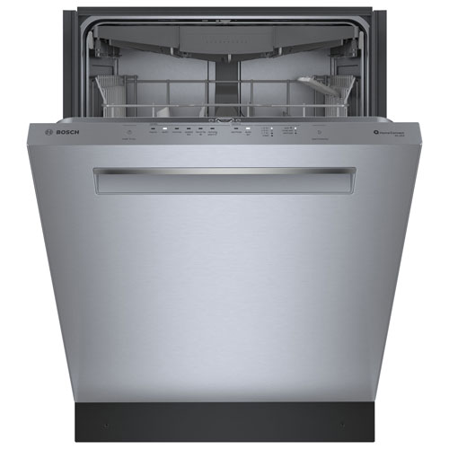 Lave-vaisselle encastrable 24 po 38 dB, cuve inox et 3e panier série 500 de Bosch - Inox