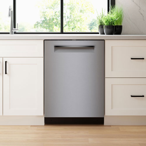 Bosch 500 Series 24" 38dB Built-In Dishwasher w/ Stainless Steel Tub & Third Rack (SHP95CM5N) - Stainless