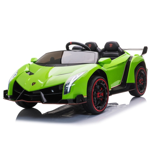 2024 Lamborghini Veneno 24V Ride On Cars 4x4 Upgraded Leather Seats Rubber Tires with Remote Control