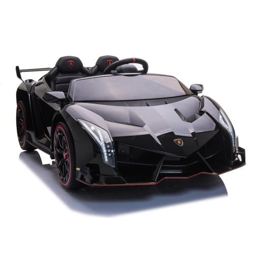 2024 Lamborghini Veneno 24V Ride On Cars 4x4 Upgraded Leather Seats Rubber Tires with Remote Control
