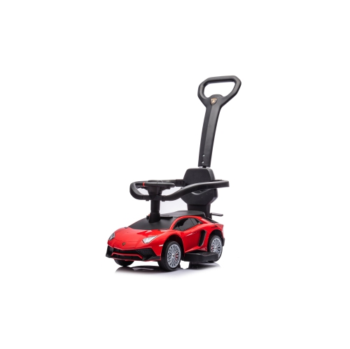 KINGTOYS  Licensed Lamborghini 3-In-1 Kids Push Ride-On Toy Car