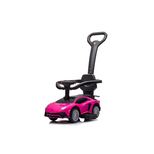 Licensed Lamborghini 3-in-1 Kids Push Ride-On Toy Car