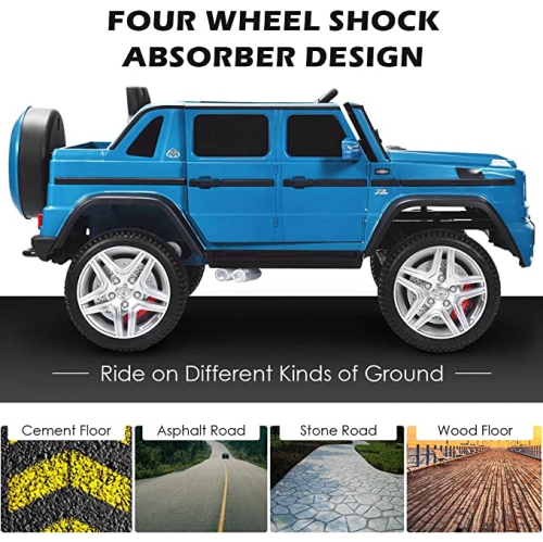 2024 Licensed 12V Mercedes Maybach G650s 4WD Ride On 1 Seater Truck RC