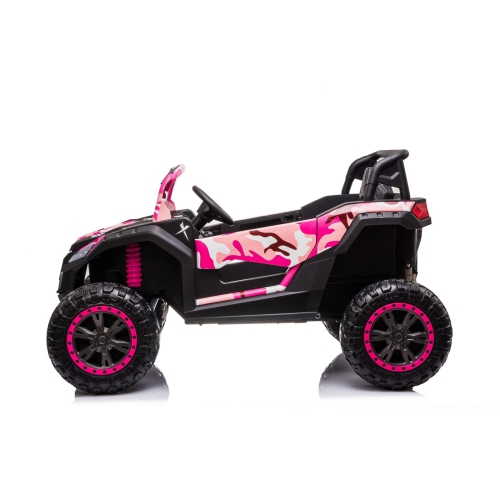 XXL Dune Buggy 24V 2-Seater Kids Ride-On Car 4x4 With Remote Control Adjustable Seat Rubber Tires