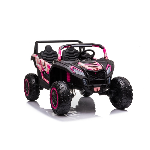 XXL Dune Buggy 24V 2-Seater Kids Ride-On Car 4x4 With Remote Control Adjustable Seat Rubber Tires
