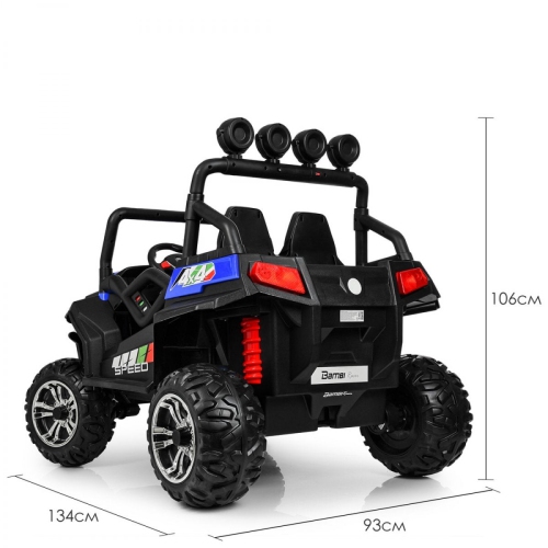 2024 Spade Dune Buggy 24V Battery & 4x4 Leather Seat & Rubber Tires Bluetooth Speaker - 3 Colors