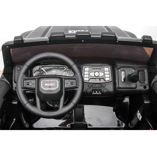 2024 24V GMC Sierra Denali 2 Seater Kids Ride On Police Truck
