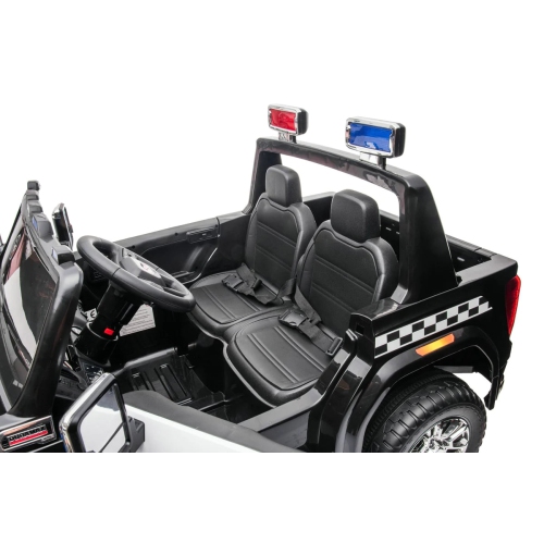2024 24V GMC Sierra Denali 2 Seater Kids Ride On Police Truck
