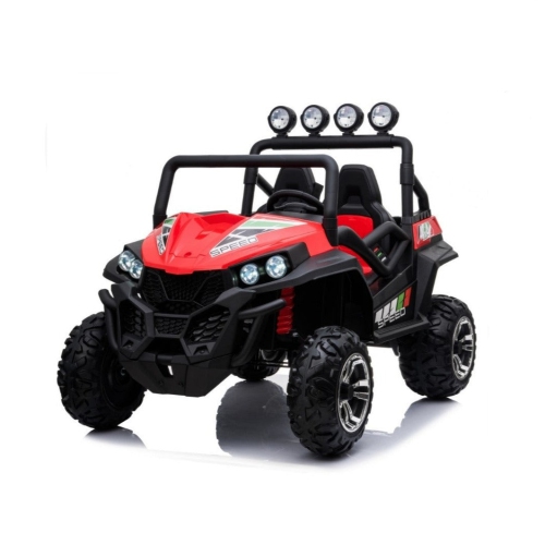 KINGTOYS  2024 Spade Dune Buggy 24V Battery & 4X4 Leather Seat & Rubber Tires Bluetooth Speaker - 3 Colors