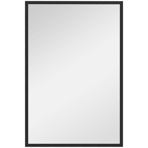 HOMCOM  " 24"" X 36"" Wall Mirror, Rectangular Bathroom Mirror for Living Room, Bedroom, Entryway, Home Decor, Hangs Horizontally And Vertically