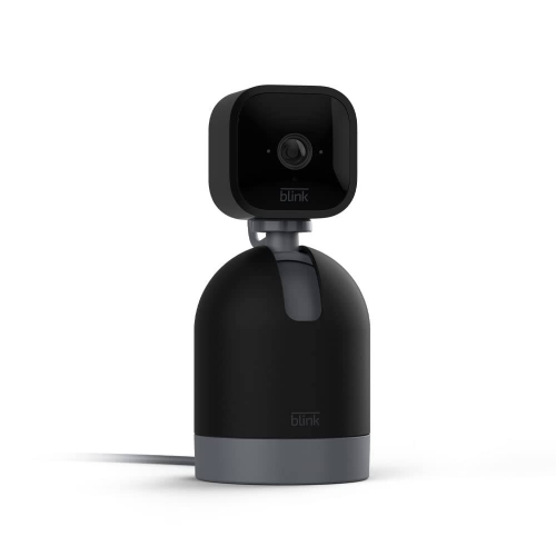 Tilt Camera | Rotating indoor plug-in smart security camera, HD video, motion detection,two-way audio, Works with Alexa