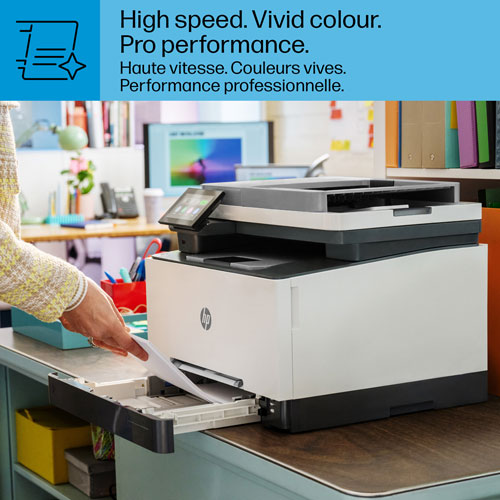 Imprimante à jet d'encre tout-en-un sans fil couleur LaserJet Pro 3301fdw de HP