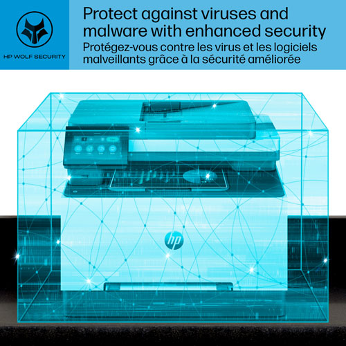 Imprimante à jet d'encre tout-en-un sans fil couleur LaserJet Pro 3301fdw de HP