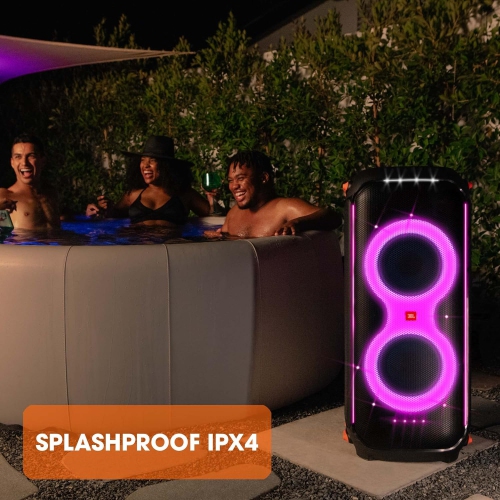JBL PartyBox 710 Party Speaker with Powerful Sound, Built-in Lights and Extra deep bass, IPX4 splashproof, App/Bluetooth connectivity-- Openbox