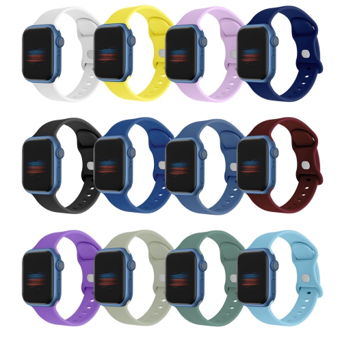 Silicone Sports Band for Apple Watch - 38/40/41mm - White