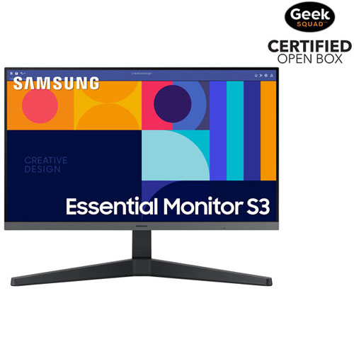 Open Box - Samsung 24" 100Hz 4ms GTG IPS LED FreeSync Monitor - Black