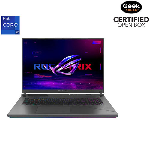 Boîte ouverte - Portable de jeu ROG Strix G18 de 18 po d'ASUS