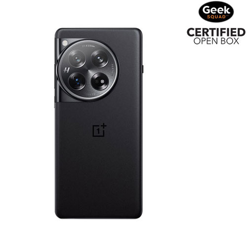 Boîte ouverte - OnePlus 12 5G de 256 Go - Noir satiné - Déverrouillé