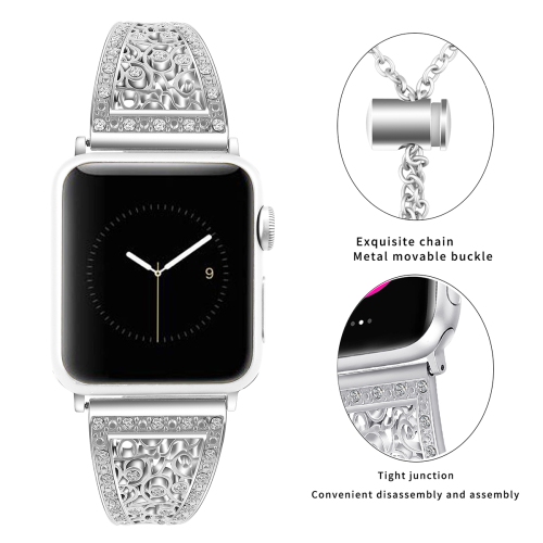 Bracelet design de bracelet jonc pour Apple Watch - 42/44/45&nbsp;mm - Rose
